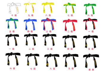 简单介绍跆拳道等级及腰带颜色的不同之处